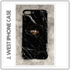 J. West iPhone 7/8 Plus Marble Silicone Case